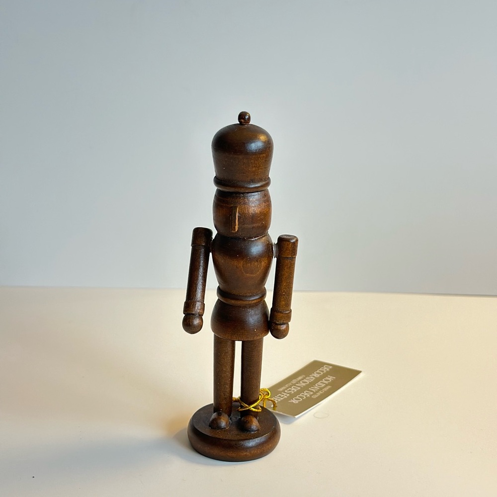 NEW Handmade Holiday Time 5,5” Wood Nutcracker, Viral Christmas Decor